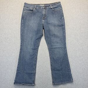 Levi’s 515 Bootcut Jeans Women’s Size 14 Short Blue Stretch Denim